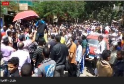 بالفيديو شاهد ثوار حلوان في جمعة "باطل ما يحكمش"