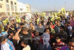 مسيرة لأهالي فاقوس رفضا لحكم العسكر في جمعة "باطل .. ما يحكمش"