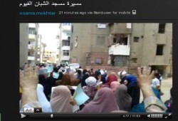 مسيرة حاشدة ضد الانقلاب في الفيوم في جمعة "باطل .. ما يحكمش"
