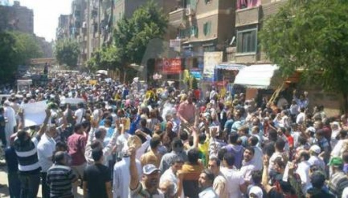 حشود مهولة في مسيرة المطرية والزيتون في جمعة "باطل .. ما يحكمش"