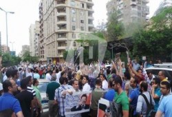 مسيرة حاشدة في مدينة نصر من مسجد السلام في جمعة "باطل .. ما يحكمش"