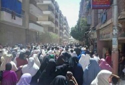حشود هائلة في مسيرة حي شاهين غرب المنيا  في جمعة "باطل .. ما يحكمش"
