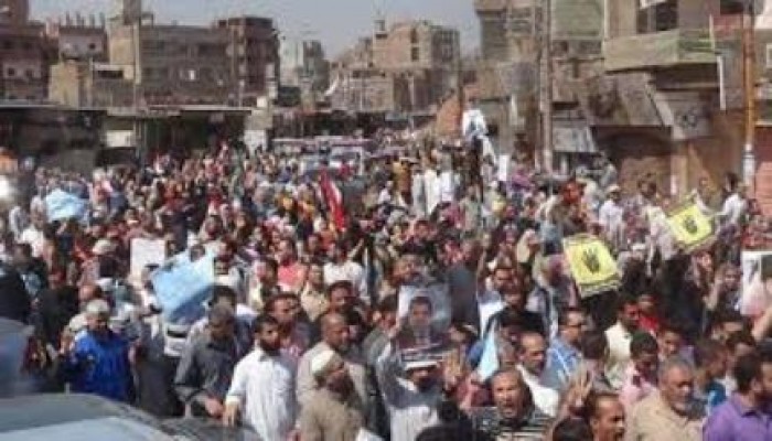 25 الف متظاهر رافض للانقلاب في جمعة باطل مايحكمش بالغربية