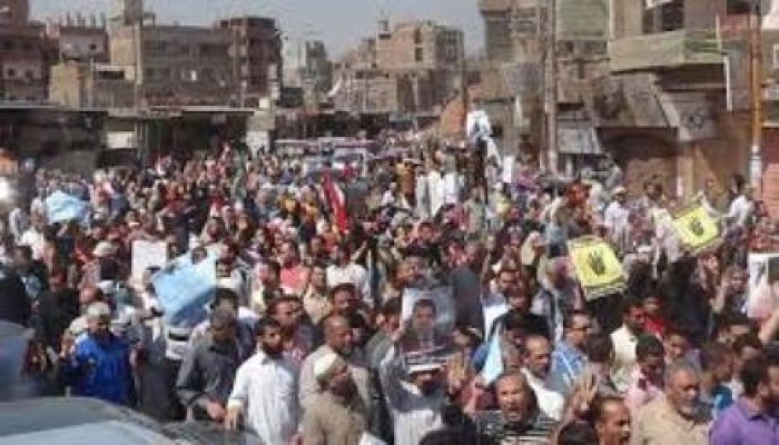 25 الف متظاهر رافض للانقلاب في جمعة باطل مايحكمش بالغربية