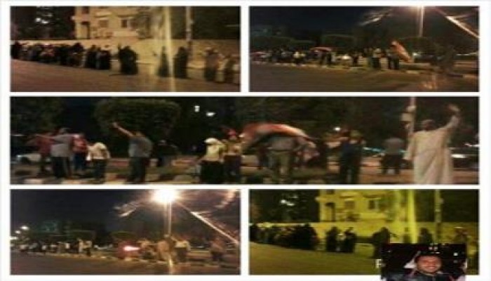 الشيخ زايد تواصل فاعلياتها الليلية المناهضة للعسكر ومسرحية الرئاسة .