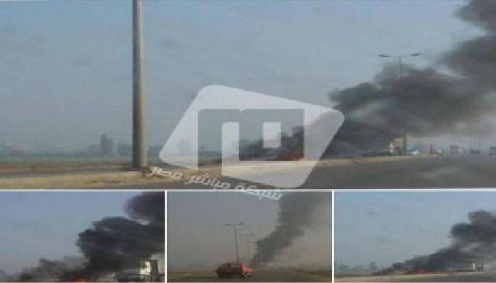 قطع طريق بلقاس من قبل عمال غاضبين إحتجاجاً على غلاء الأسعار
