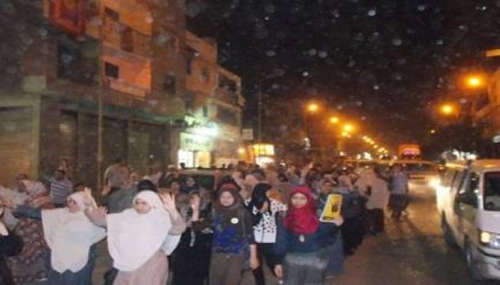 مسيرة ليلية حاشدة بغرب الأسكندرية ضد ترضح الخائن الانقلابي للرئاسة