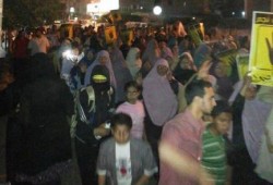 مسيرة ليلية بـ"ديرب نجم " رفضا لحكم العسكر