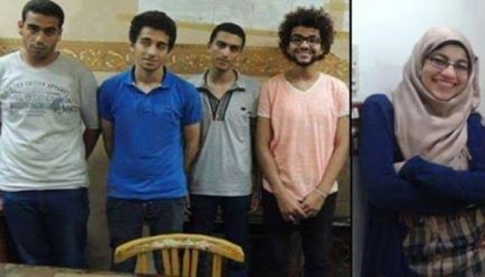 تجديد حبس "تسنيم عبد الحكيم " و4 طلاب آخرين 15 يوم.