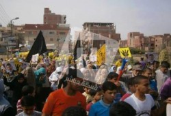 مسيرة حاشده بأبو حماد بالشرقية في جمعة ‫"‏قاطع رئاسة الدم‬"