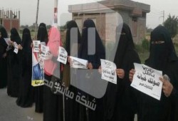سلسلة بشرية لنساء الدعوة السلفية بالشرقية ضد الانقلاب وتطالب بمقاطعة رئاسة الدم