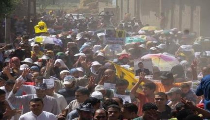 العدوة الشرقية تنتفض لرفض حكم العسكر في جمعة "قاطع رئاسة الدم"