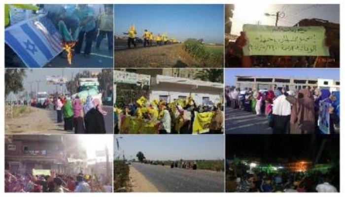 أهالي البحيرة يجدّدون رفضهم لحكم العسكر في أول أيام أسبوع "قاطع رئاسة الدم"