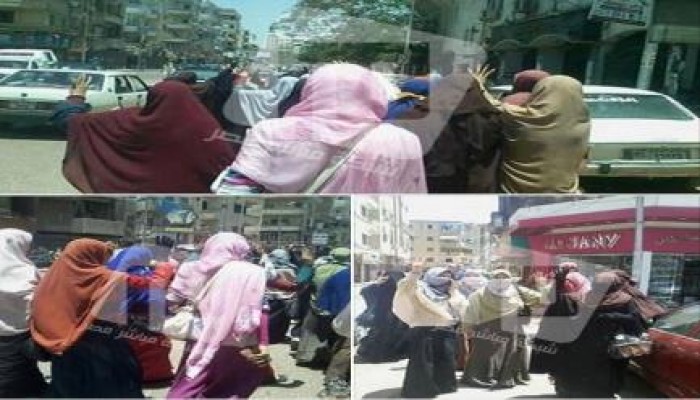 مسيرة لبنات ضد الانقلاب بسوهاج  صباح اليوم