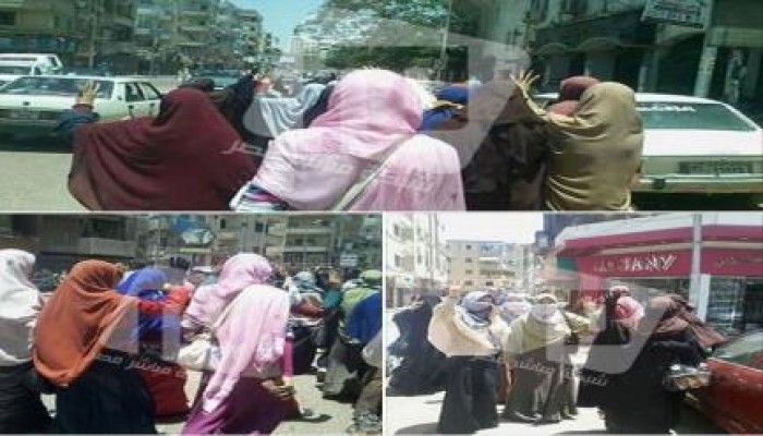 مسيرة لبنات ضد الانقلاب بسوهاج  صباح اليوم