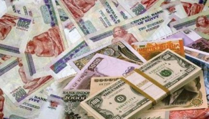 ارتفاع جماعى للعملات الأجنبية مقابل الجنيه