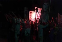 اولتراس نهضاوي يقود مسيرة ليلية في الغربية ضد قوات أمن الانقلاب