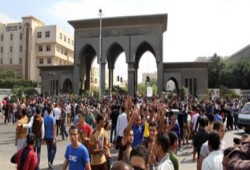 "طلاب الأزهر" الحادث الارهابي يهدف لإخلاء المدينة الجامعية