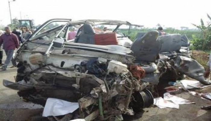 مصرع 12 شخص وإصابة العشرات بحادث مروري في الدقهلية