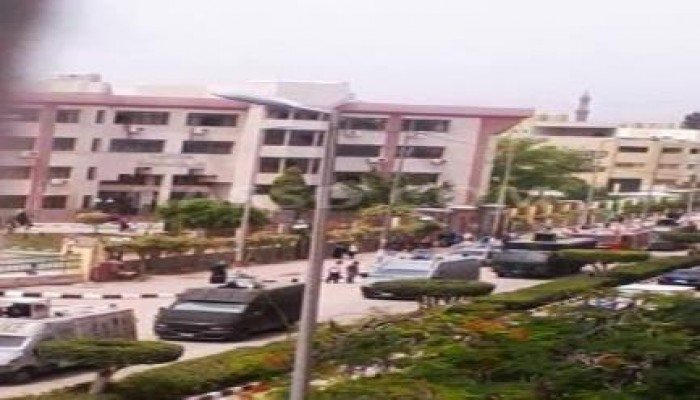 تشكيلات ضخمة للداخلية تقتحم جامعة ‏المنصورة  اليوم الثلاثاء