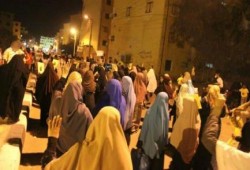 وقفات ومسيرات بأسوان تطالب بإسقاط الانقلاب الإرهابي