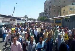 حشود شعب الإسكندرية تبدأ في الانتفاض ضد العسكر في جمعة "قاطع رئاسة الدم"