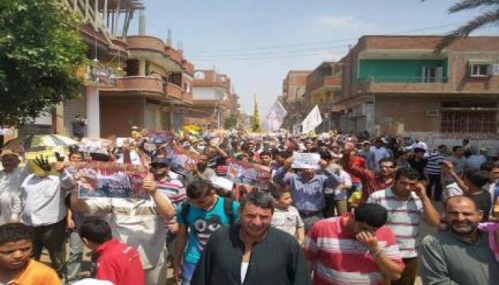 قرية الرئيس تنتفض رفضا لانتخابات رئاسة الدم ضمن فاعليات "قاطع رئاسة الدم"