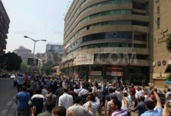 مسيرة حاشدة ب‏المهندسين‬ تنديداً بممارسات أمن الإنقلاب في جمعة "قاطع رئاسة الدم"