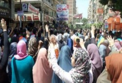 الأقباط يعتدون علي مسيرة رافضة للانقلاب بالفيوم