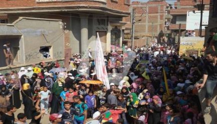 أحرار ههيا ينتفضون ضد الانقلاب في جمعة "قاطع رئاسة الدم"