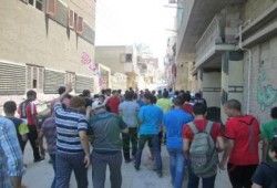 أمن الانقلاب يعتدي على مسيرة شبابية مؤيدة للشرعية بالعريش