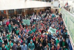 طلاب المدينة المنورة بالاسكندرية لايهمتمون بقرار السلطات الانقلابية الخاص برسوبهم