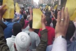 مسيرة حماسية لثوار المحلة للتأكيد على شرعية الرئيس مرسي (فيديو)