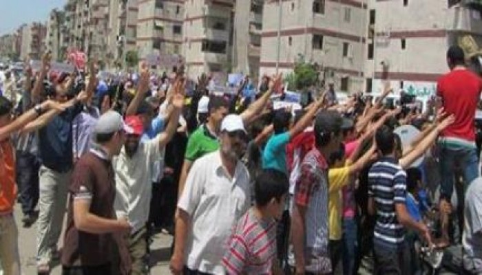 الآلاف في مسيرة حاشدة لأحرار بورسعيد فى بداية فعاليات جمعة " تقدموا ننتصر"