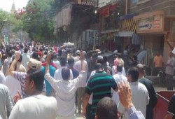 رغم اعتداءات الآمن .. حشود الفيوم تنتفض رفضا للانقلاب في جمعة "تقدموا ننتصر"