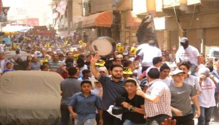 مسيره حاشده لثوار الإسكندرية‬ انطلقت من مسجد الصبحية بمنطقه الحضره الجديدة "تقدموا ننتصر"