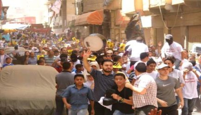 مسيره حاشده لثوار الإسكندرية‬ انطلقت من مسجد الصبحية بمنطقه الحضره الجديدة "تقدموا ننتصر"
