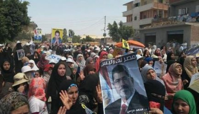 العدوة تواصل انتفاضتها ضد حكم العسكر بمسيرات حاشدة ضد الانقلاب "تقدموا ننتصر"