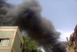 "النحس" ..السيطرة على حريق هائل بشركة الزيوت والصابون بكفرالزيات