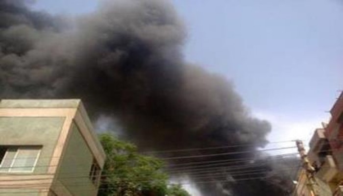 "النحس" ..السيطرة على حريق هائل بشركة الزيوت والصابون بكفرالزيات