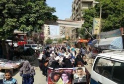 مسيرة صباحية بميدان روكسي رفضا لنتائج انتخابات "رئاسة الدم"