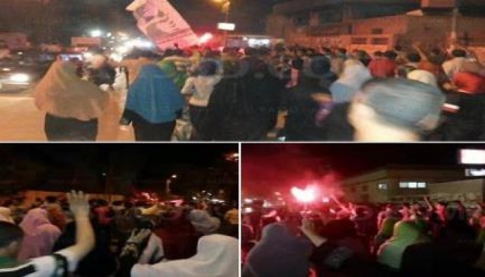 مسيرتان بالمنصورة رفضاً لحكم العسكر.