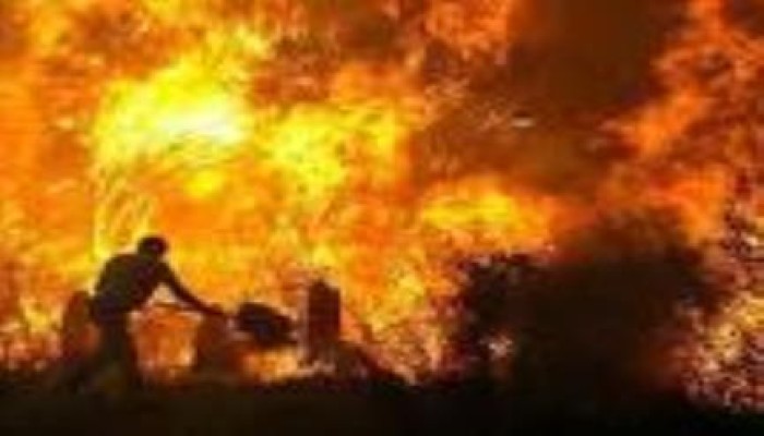 ‪ السيسى النحس .. السيطرة علي حريق في سوق الجملة بالمحلة الكبري دون خسائر بشرية