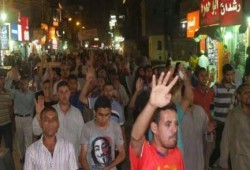 بمشاركة شبابية ونسائية ثوار ‫‏الفيوم‬ في مسيرة حاشدة تنديدا بالانقلاب وتحية لصمود الرئيس