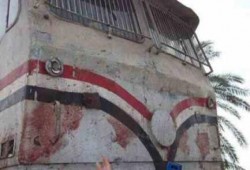 خروج عربات قطار للبضائع عن مساره بالجيزة