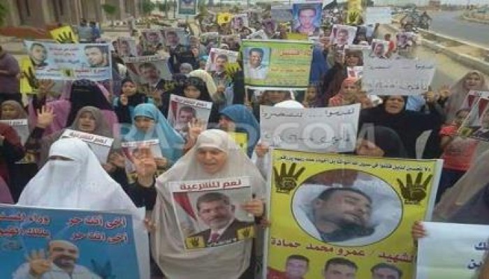 الشرقية : مسيرة حاشدة ضد الانقلاب بفاقوس ضد الانقلاب العسكري