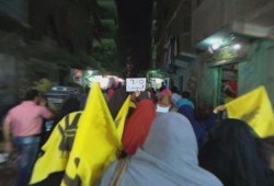 مسيرات حاشده لثوار الشرعيه تنطلق فى شوارع السويس ضد الانقلاب وحكم العسكر