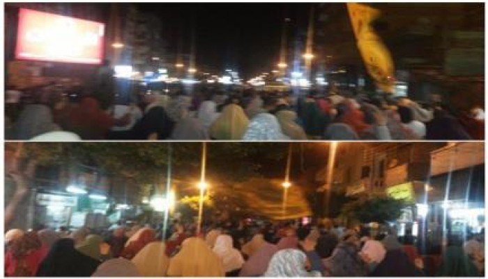 بالصور : مسيرة ليلية حاشدة ببني سويف ضد الانقلاب العسكري