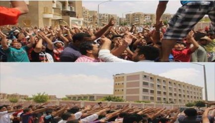 ‏الشرقيه صمود ثوار العاشر يجبر الداخليه على الفرار