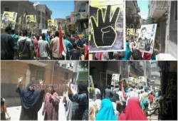 تظاهرة "أولتراس الحرية" بسنورس ‫ الفيوم‬ رفضًا لحكم العسكر